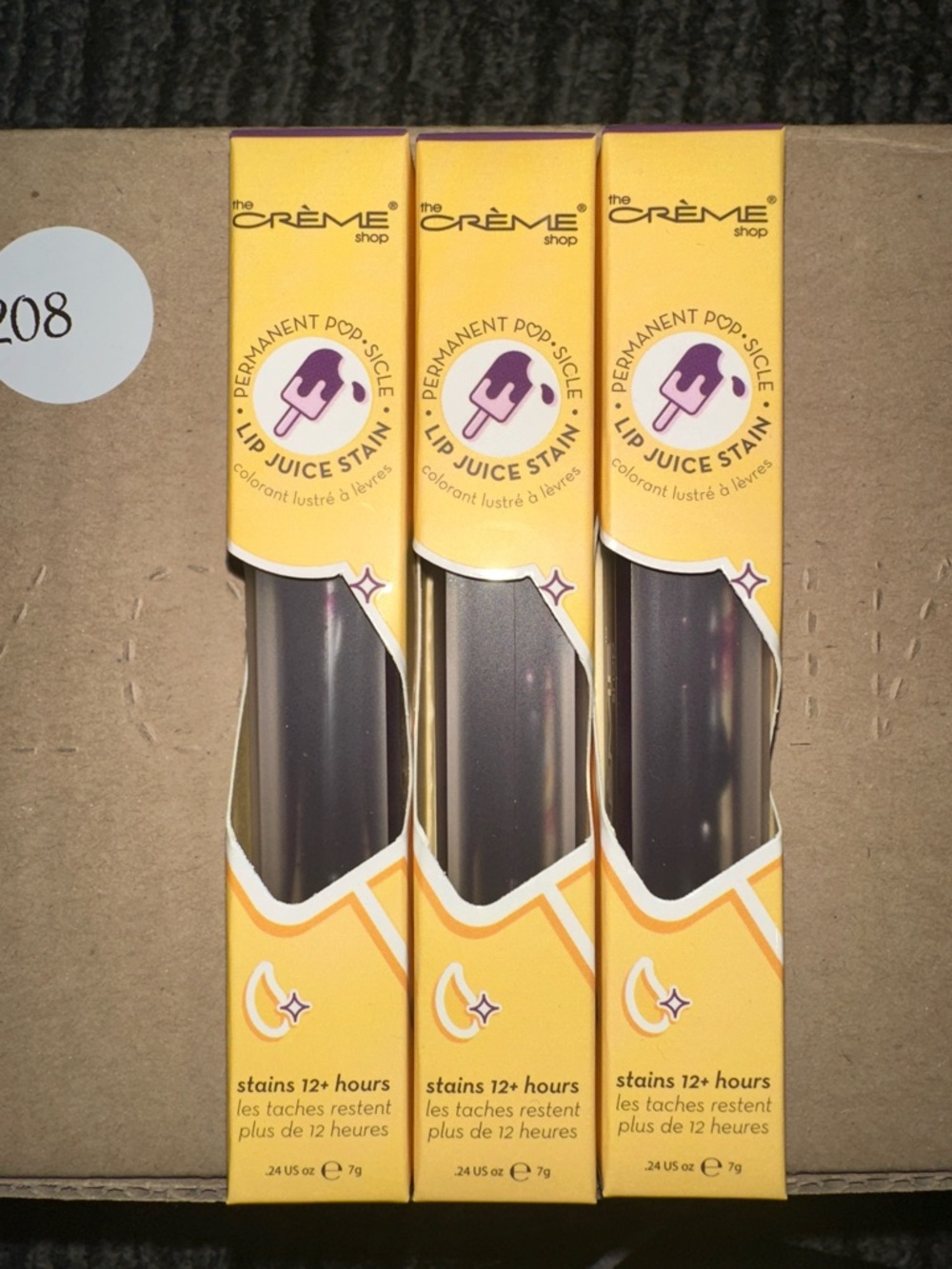 The Crème Shop Lip Juice Stain - eternally grapeful (3-Pack)
